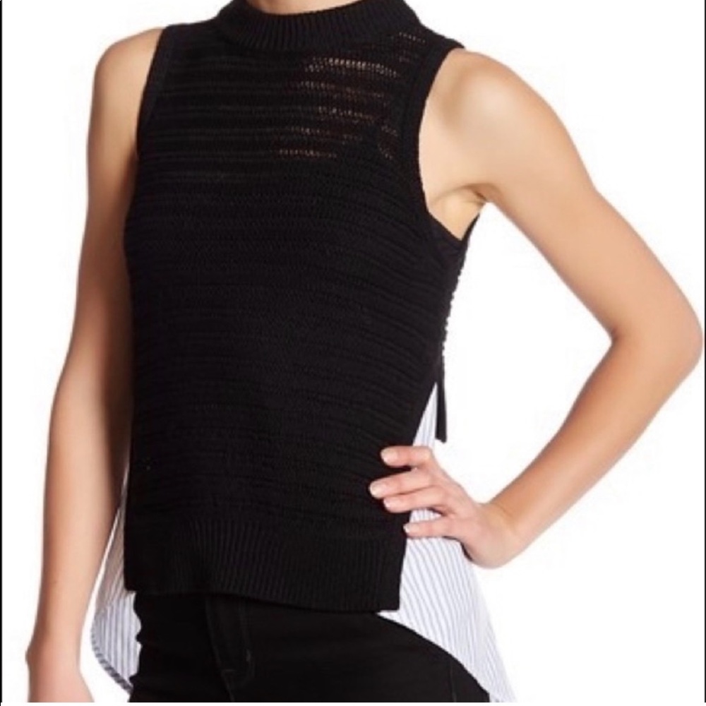 Veronica Beard Black and White Tank Top